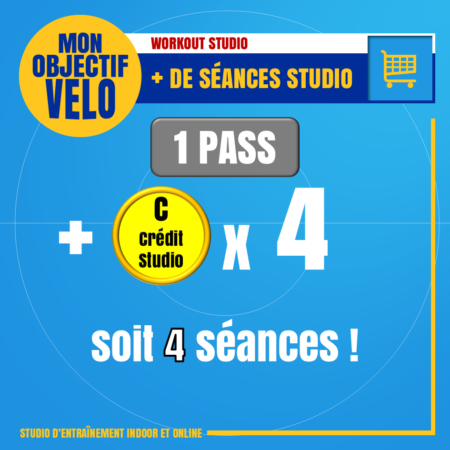 Pass Studio + 4 Crédits Studio